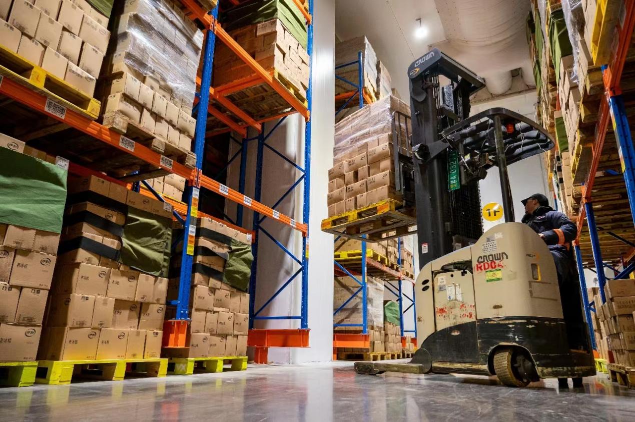 萬緯冷鏈南寧園區(qū)。 人民網 嚴立政攝